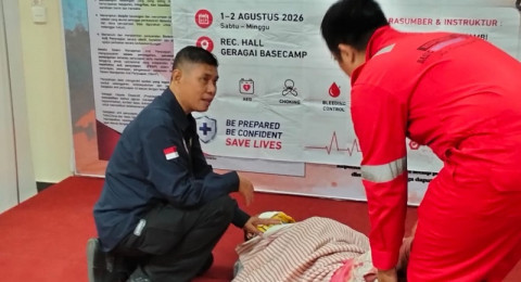 Gelar First Aid Training 2026, SKK Migas - PetroChina Gandeng HIBGABI dan Disnakertrans Provinsi Jambi